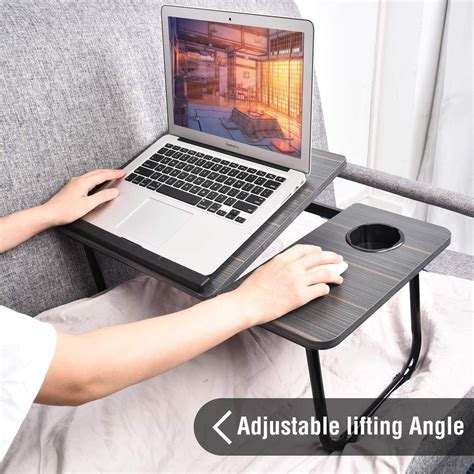 Foldable Adjustable Four Gear Desk Home Computer Stand Laptop Desk