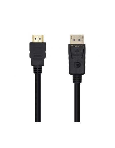 Aisens Cable Conversor Displayport A Hdmi M Negro Online Canarias