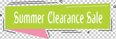 Summer Clearance Sale Png Clipart Angle Area Banner Closeout