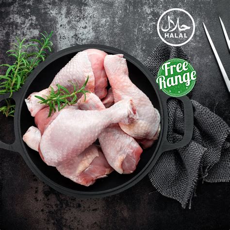 Free Range Chicken Drumsticks 1lb 4 5 Drumsticks Per Pack 4primecut