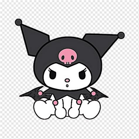 Kuromi Character Sitting cómics y fantasía hello kitty png Hello