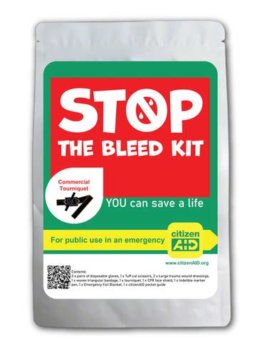 Stop the Bleed Kit with Commercial Tourniquet | citizenAID