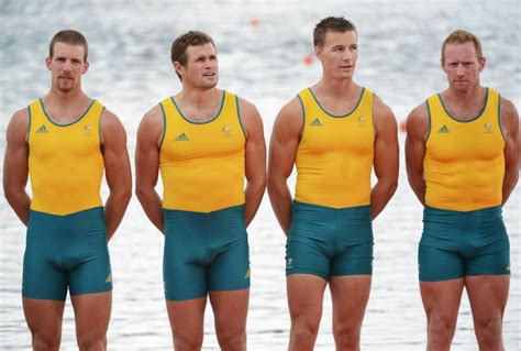 Most Revealing Olympic Outfits Rowing Team Lycra Men Rowing