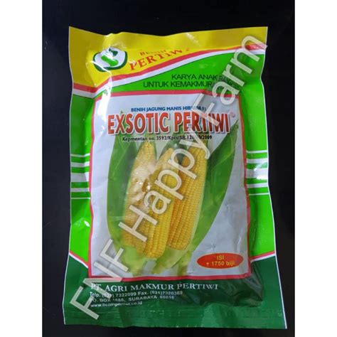 Jual Benih Jagung Manis Exsotic Pertiwi 1750 Btr Shopee Indonesia