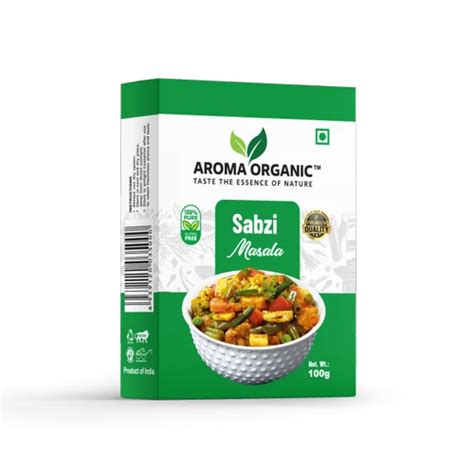 Aroma Organic Sabzi Masala Packaging Size Gm At Rs Box In Ambarnath