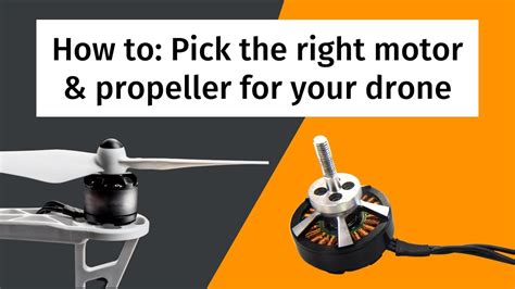 Database Of Drone Motors Propellers Escs Part 1 How To Find The