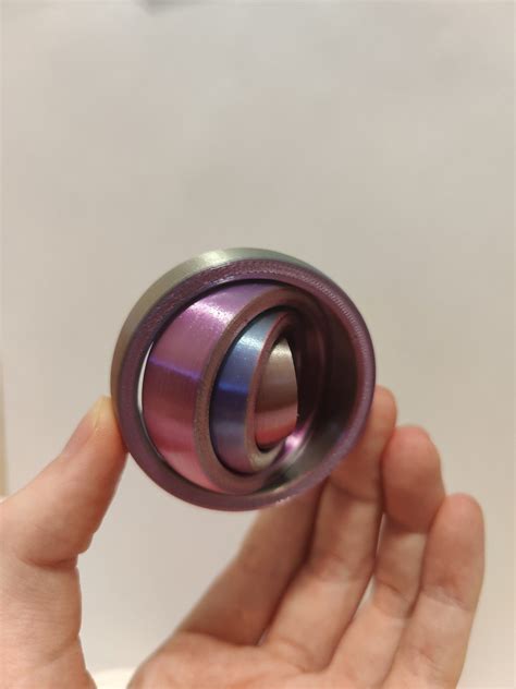 Rotating Rings Fidget Toy Etsy