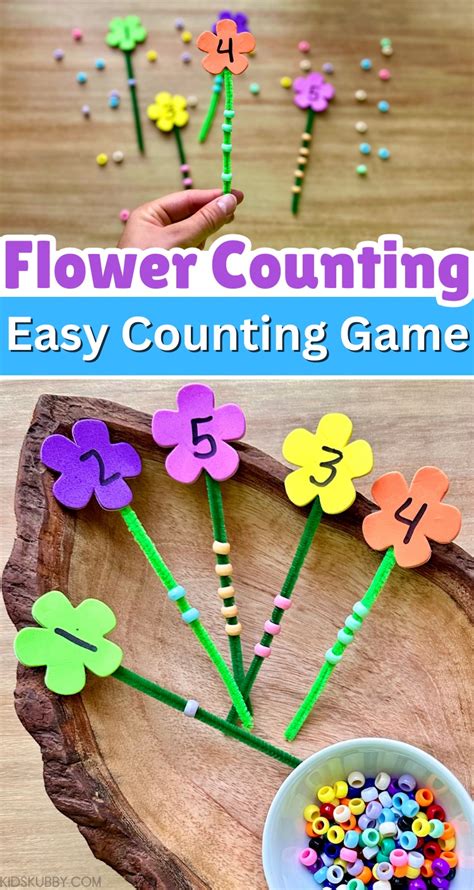 Flower Counting - Teach Your Kids To Count