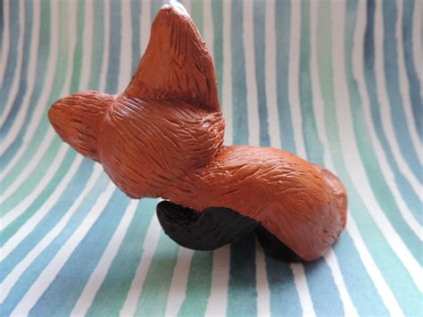 Polymer Clay Red Panda Figurine Etsy