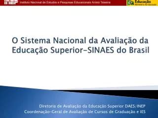 Ppt A Avalia O Institucional E O Sistema Nacional De Avalia O Da