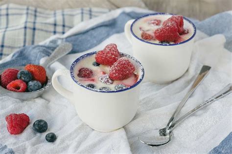 Panna Cotta Met Rood Fruit En Citroenverbena Recept