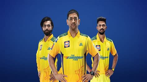 Ms Dhonis Chennai Super Kings Unveil New Jersey For Ipl 2022