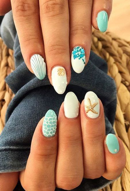 Spring Beach Nail Inspo Beach Nails Nails Acrylic Nails