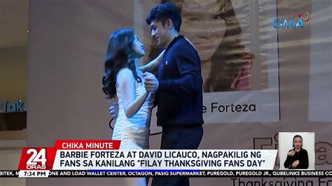 Barbie Forteza At David Licauco Nagpakilig Ng Fans Sa Kanilang Filay