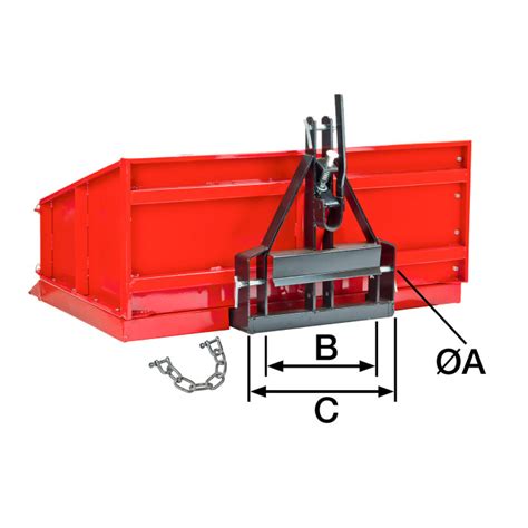 Benne 3 Points Pour Tracteur Agricole Basic 100 Basculante D52026