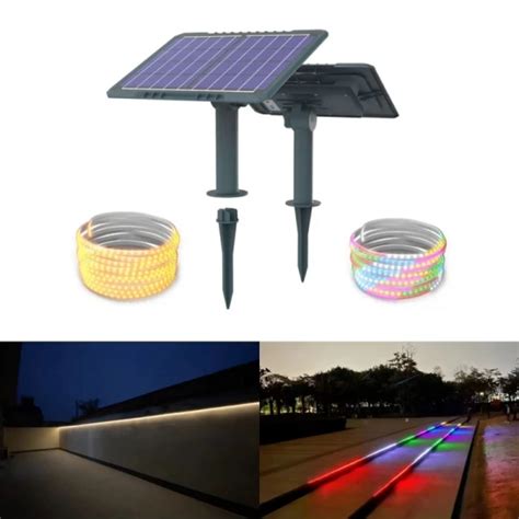 High Performance Solar Led Strip Light Outdoor Decoration String Ip65