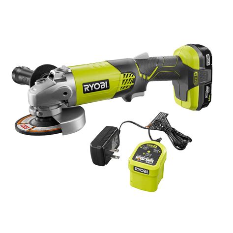 Ryobi One V Cordless In Angle Grinder Kit