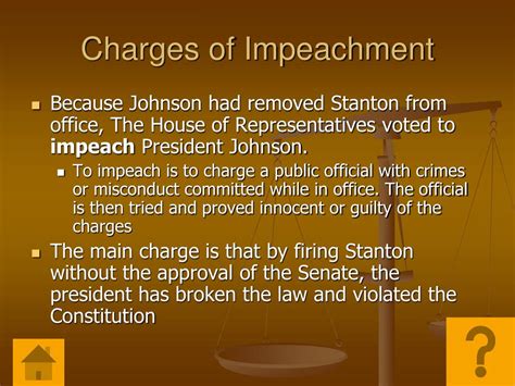 Ppt The Impeachment Of Andrew Johnson 1868 Powerpoint Presentation