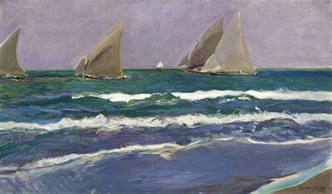 Voiles En Mer Valence Joaqu N Sorolla Estampe D Art