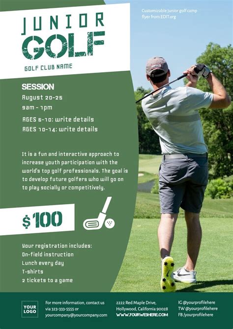 Golf Poster Template