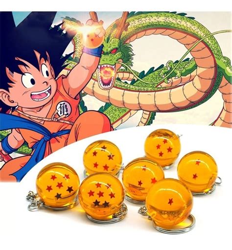 Llavero Dragon Ball Z Esferas Del Drag N Estrellas Goku En