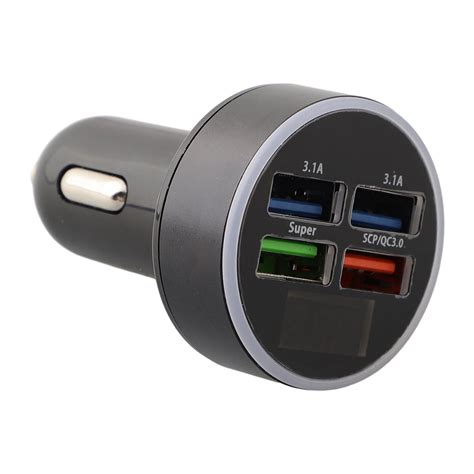 Universal Socket Adapter 4 Usb Port Car Charger With Multiple Protections Ebay