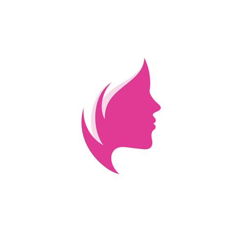 Femme Silhouette Logo T Te Visage Logo Vecteur Conception