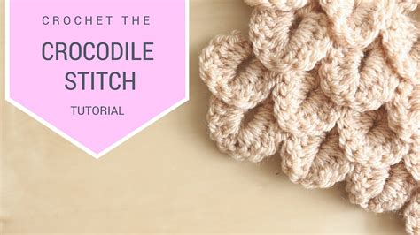 Crochet How To Crochet The Crocodile Stitch Bella Coco Youtube