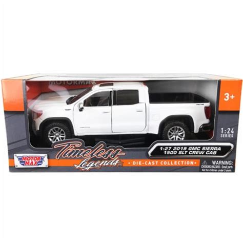 Motormax 79361w 1-24 Scale 2019 GMC Sierra 1500 SLT Crew Cab 4x4 Pickup ...