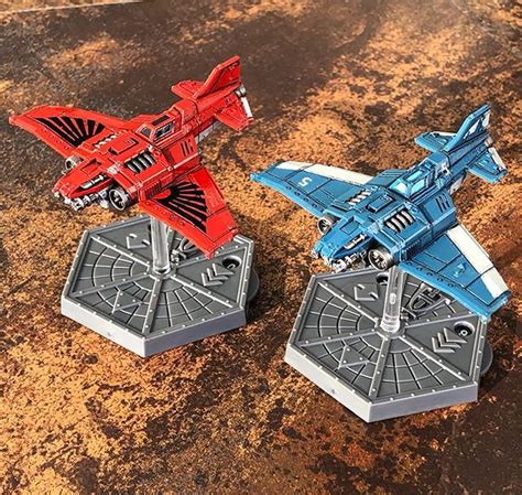 Two Newly Minted Thunderbolt Fury Fighters Ready To Purge The Xenos