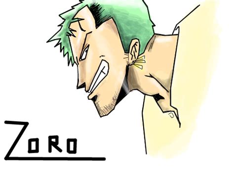 Roronoa Zoro Desenho De Umcaraqchamayuri Gartic