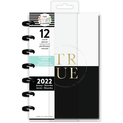 Happy Planner 12-Month Dated Mini Planner – Stay True, Jan 2022-Dec ...