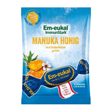 Em eukal Immunstark Manuka Honig Hustenbonbon gefüllt