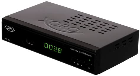 Xoro Hrt Full Hd Hevc Dvb T T Receiver Pvr Compatible At