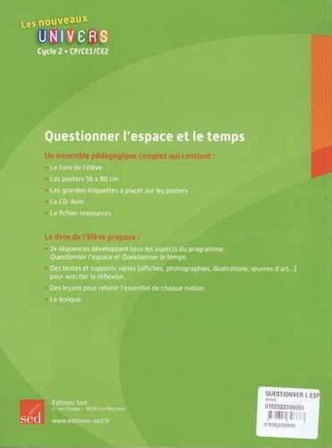 Questionner L Espace Et Le Temps Cycle 2 De Antoine Auger Grand