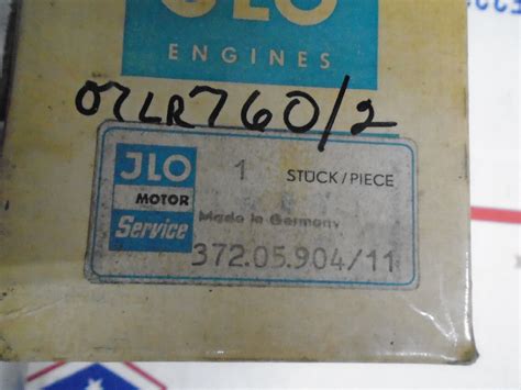 OEM JLO ROCKWELL L 372 ENGINE PISTON WITH NEW RINGS STANDARD BORE 372