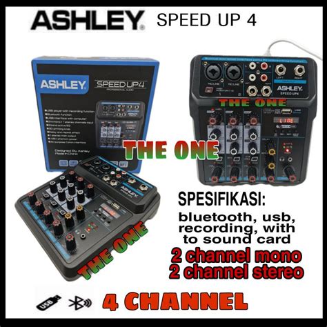 Jual Mixer Audio Ashley Speed Up Channel Shopee Indonesia