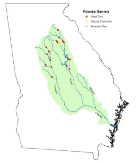 Oconee River Map