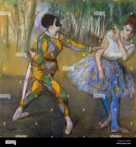 Edgar Degas Harlekin Und Columbine Arlequin Et Colombine