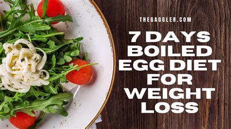 Cracking The Weight Loss Code 7 Days Of Boiled Eggs For A Slimmer You