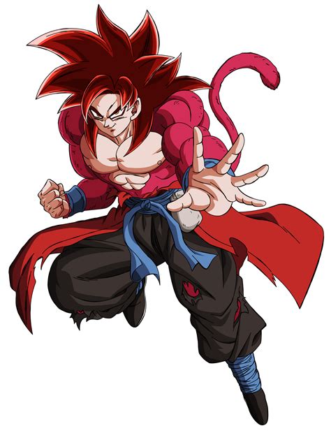 Super Full Power Ssj4 Xeno Goku Render By Mohasetif On Deviantart Anime Dragon Ball Super