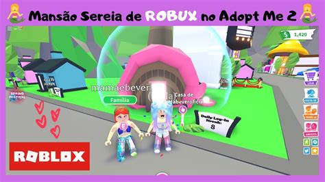 Gastando Muitos Robux No Adopt Me Decorando Minha Mans O Sereia