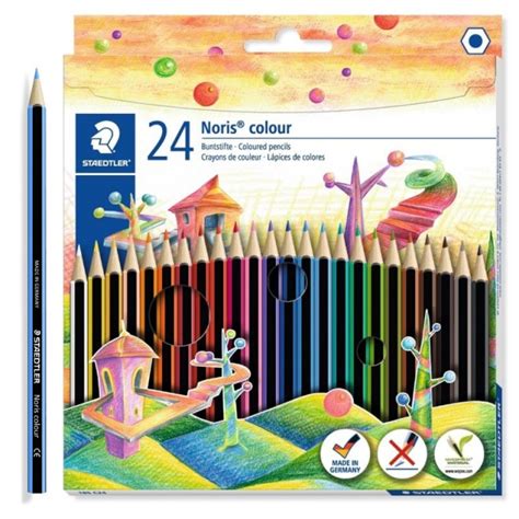 Caja 12 lápices colores Staedtler Noris pinturas de madera