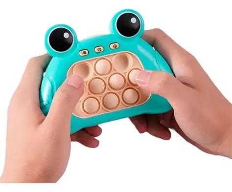 Pop It Mini Gamer Console Brinquedo Anti Stress Eletr Nico Cor Verde