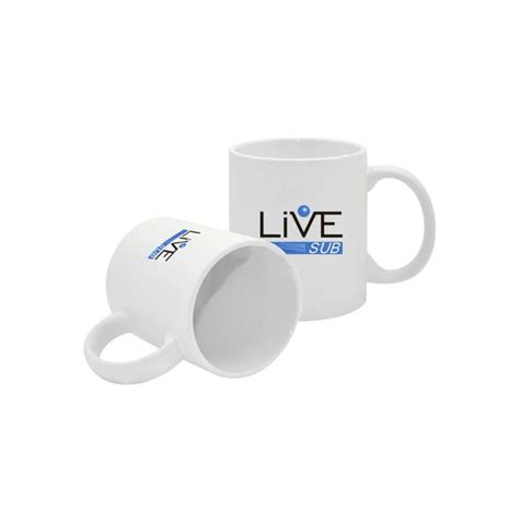 Caneca Branca Para Sublima O Live Sub Ml Aaa Unidades