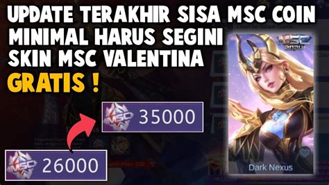 Update Terakhir Minimal Msc Coin Hari Ini Untuk Dapetin Di