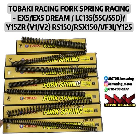 Tobaki Racing Fork Spring Fork Spring Racing Y V V Lc C