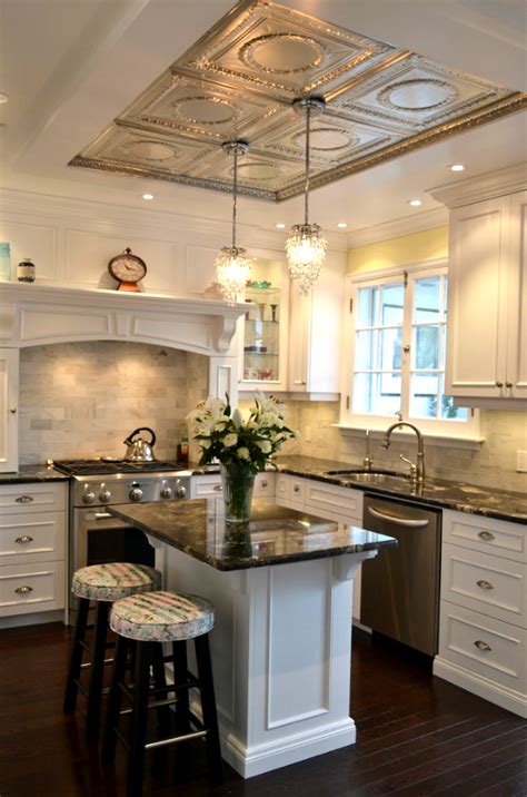 Tin Ceiling Tiles For Kitchen Backsplash