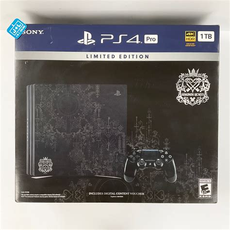 Playstation 4 Pro 1tb Kingdom Hearts Iii Limited Edition Bundle Ps4