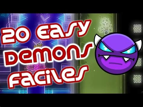 Top Easy Demons Mas Faciles Para Empez R Geometry Dash Youtube